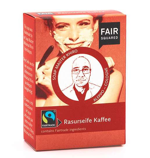 FAIR SQUARED Coffee Shaving Soap / Rasurseife
