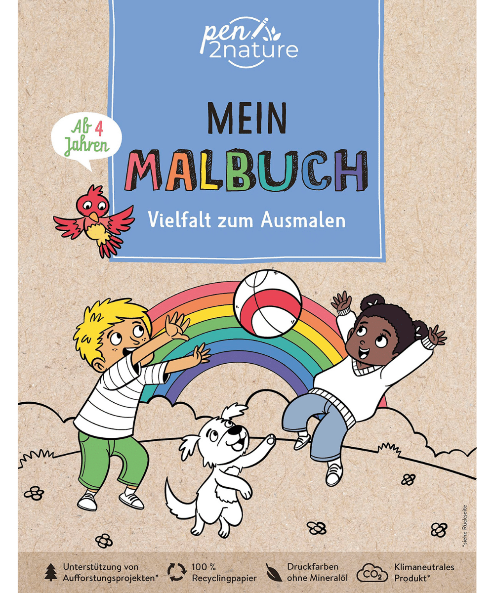 Mein Malbuch: Vielfalt zum Ausmalen - für alle Kinder ab 4 Jahren